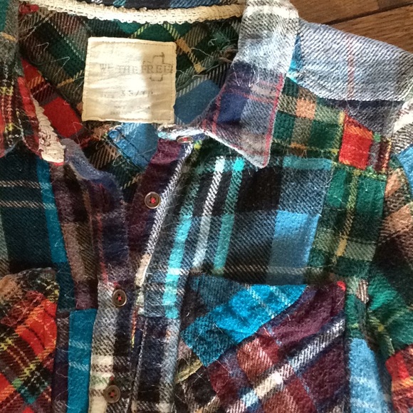 Free People Lost in Plaid Flannel - Picture 8 of 8